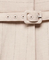 Mango Women's Belt Clips Detail Suit Pants