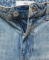 Mango Women's Straight Low-Waist Jeans