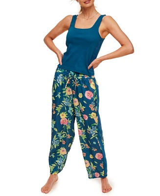 Adore Me Women's Delenia Pajama Tank Top & Pants Set