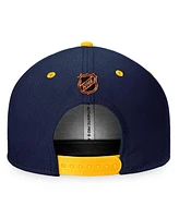 Fanatics Branded Men's Gold/Navy Nashville Predators Authentic Pro Special Edition Snapback Hat