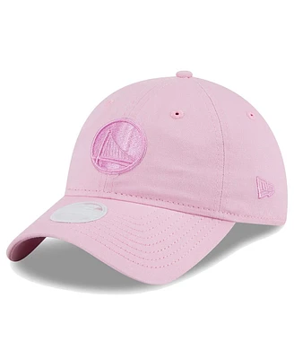 New Era Women's Pink Golden State Warriors Colorpack Tonal 9twenty Adjustable Hat