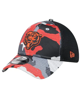 New Era Men's Camo/Black Chicago Bears Active 39thirty Flex Hat