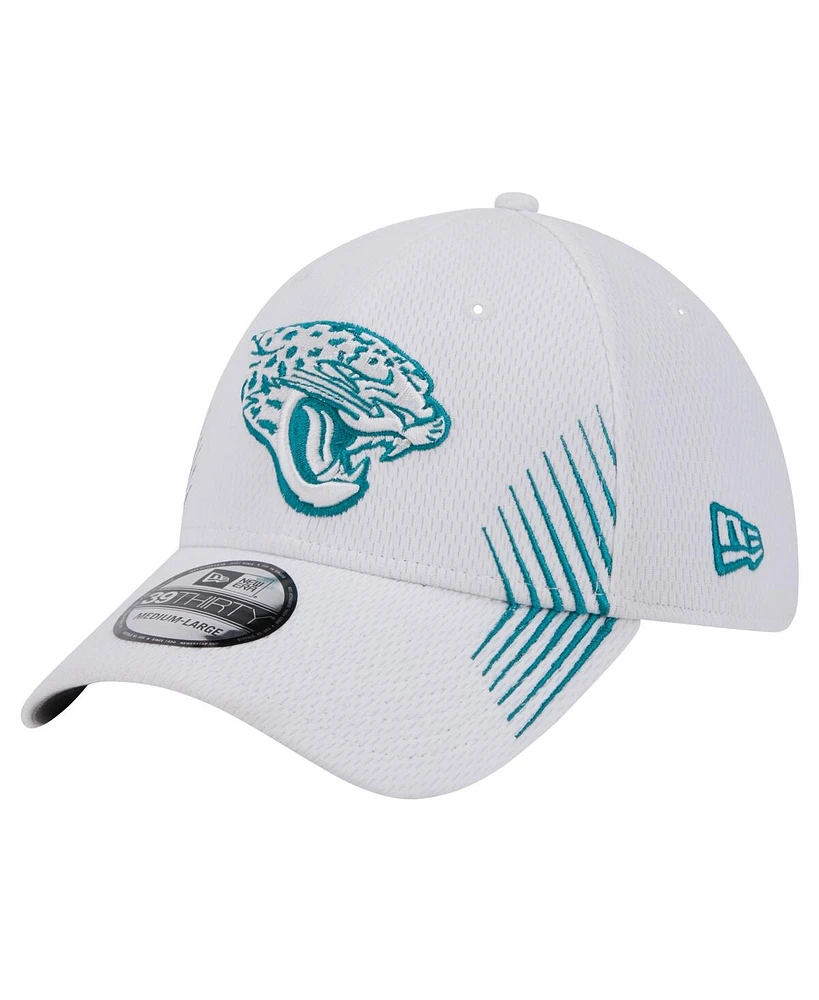 New Era Men's White Jacksonville Jaguars Active 39thirty Flex Hat