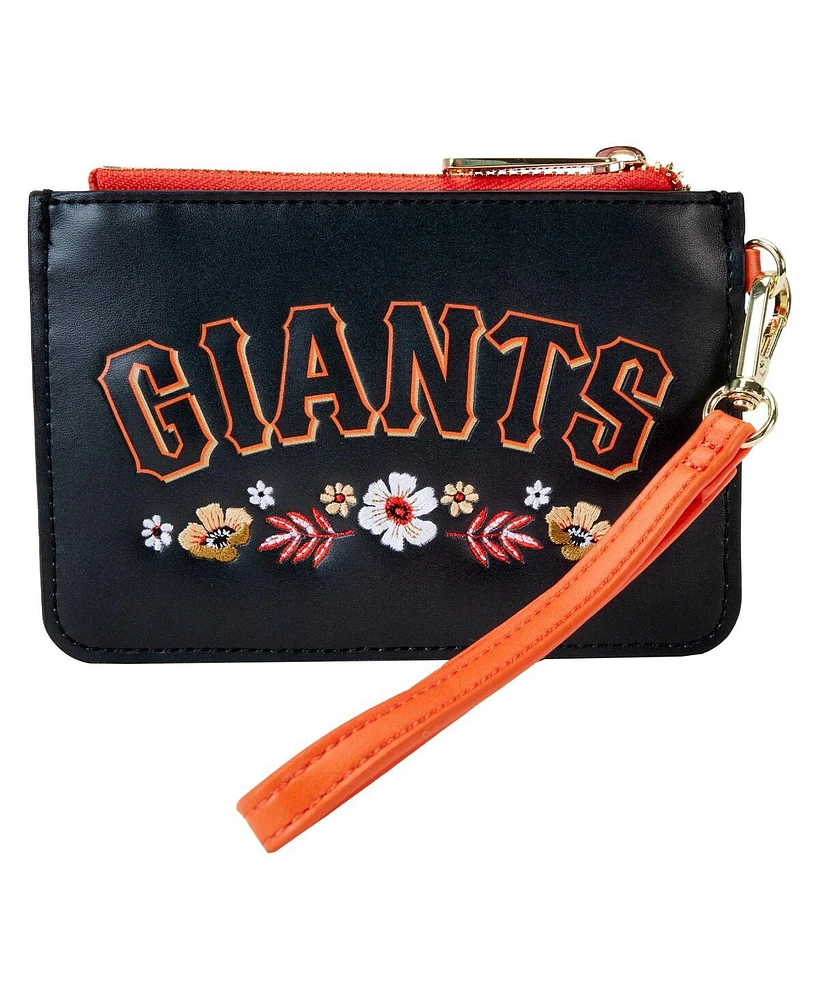 Loungefly San Francisco Giants Floral Wrist Clutch