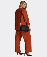 Calvin Klein Plus Size Infinite Stretch Open Front Jacket Animal Print Blouse Infinite Stretch Modern Fit Pants