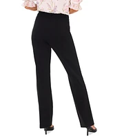 CeCe Women's Wear to Work Fit Flare High Rise Pants
