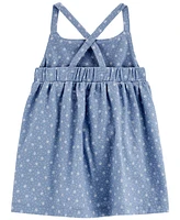 Carter's Baby Girls Polka Dot Bee Sleeveless Dress