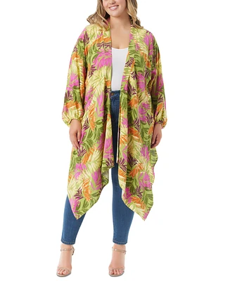 Jessica Simpson Trendy Plus Agnette High-Low Kimono