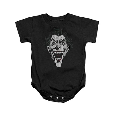 Batman Baby Girls Joker Lines Snapsuit