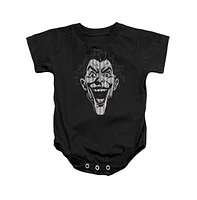 Batman Baby Girls Joker Lines Snapsuit