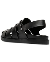 Stacy Adams Men's Montego Slingback Faux-Leather Buckle Sandals