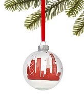 Holiday Lane Chicago Skyline Ball Ornament, Exclusively at Macy's