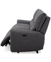 Olper -Pc. Fabric Zero Wall Sectional Power Motion Sofa
