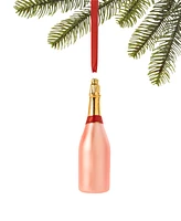 Holiday Lane Foodie Collection Rose Champagne Ornament, Exclusively at Macy's