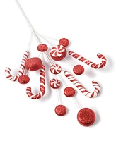 Holiday Lane Christmas Cheer Candy Cane Pick, Exclusively at Macy's