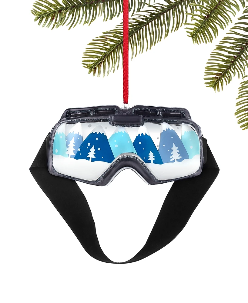 Holiday Lane Northern Lights Ski Goggles Ornament, Exclusively at Macy's