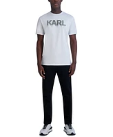 Karl Lagerfeld Paris Men's Slim-Fit Alphabet Logo Graphic T-Shirt