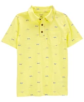 Carter's Big Boys Sunglasses Print Polo Shirt