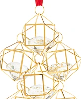 Holiday Lane Shine Bright Gold Shape Ornament, Created for Macy's