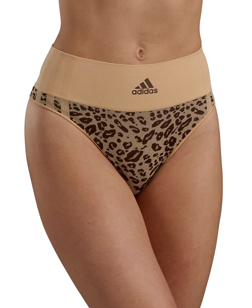 adidas Intimates Women's Seamless High Waist Thong Underwear 4A0135