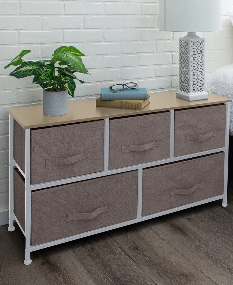 Simplify Drawer Storage Dresser in Beige