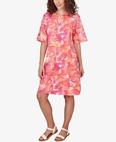 Ruby Rd. Petite Tropical Puff Print Dress