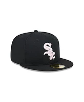 New Era Men's Black Chicago White Sox 2024 Mother's Day On-Field 59FIFTY Fitted Hat