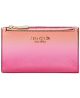 kate spade new york Morgan Ombre Leather Small Slim Bifold Wallet