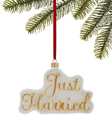 Holiday Lane Our First Just Married Ornament, Created for Macy's