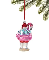 Holiday Lane Florida Santa with Flamingo Float Ornament, Created for Macy's