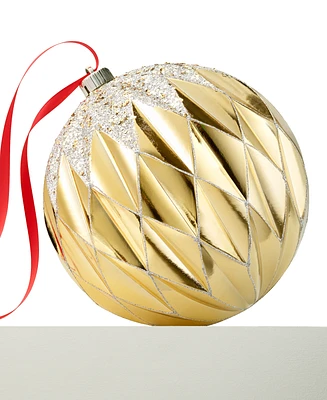 Holiday Lane Shine Bright Diamond Pattern Ornament, Created for Macy's