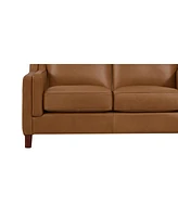 Bella 84" Top Grain Leather Sofa Couch