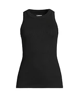 Lands' End Women's Rib Tank Top