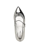 Calvin Klein Women's Kamryn Pointy Toe Mary Jane Dress Flats
