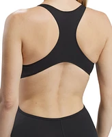 Reebok Women's Lux Bold Scoop-Neck Racerback Bodysuit