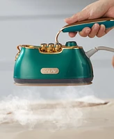 Salav Retro Edition Duopress Handheld Steamer Iron and Fabric Shaver Lint Roller Set Titanium