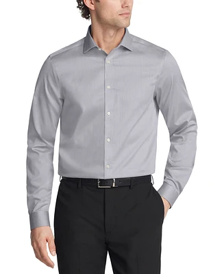 Calvin Klein Men's Steel Plus Slim Fit Modern Pin Cord Dress Shirt