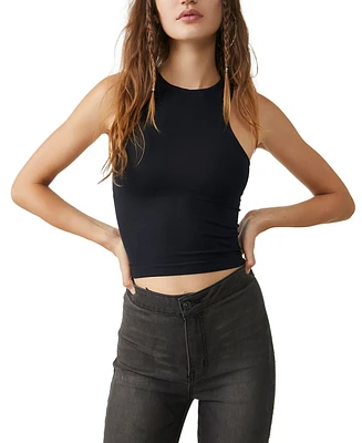 Free People Women's Clean Lines Cropped Camisole Top