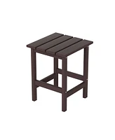 WestinTrends 3 Piece Set Outdoor Folding Adirondack Chairs with Side Table