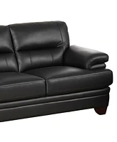 Luxor 66" Top Grain Leather Loveseat