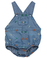 Guess Baby Boy Short Sleeve Bodysuit and Embroidered Bubble