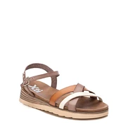 Xti Women's Low Wedge Strappy Sandals By