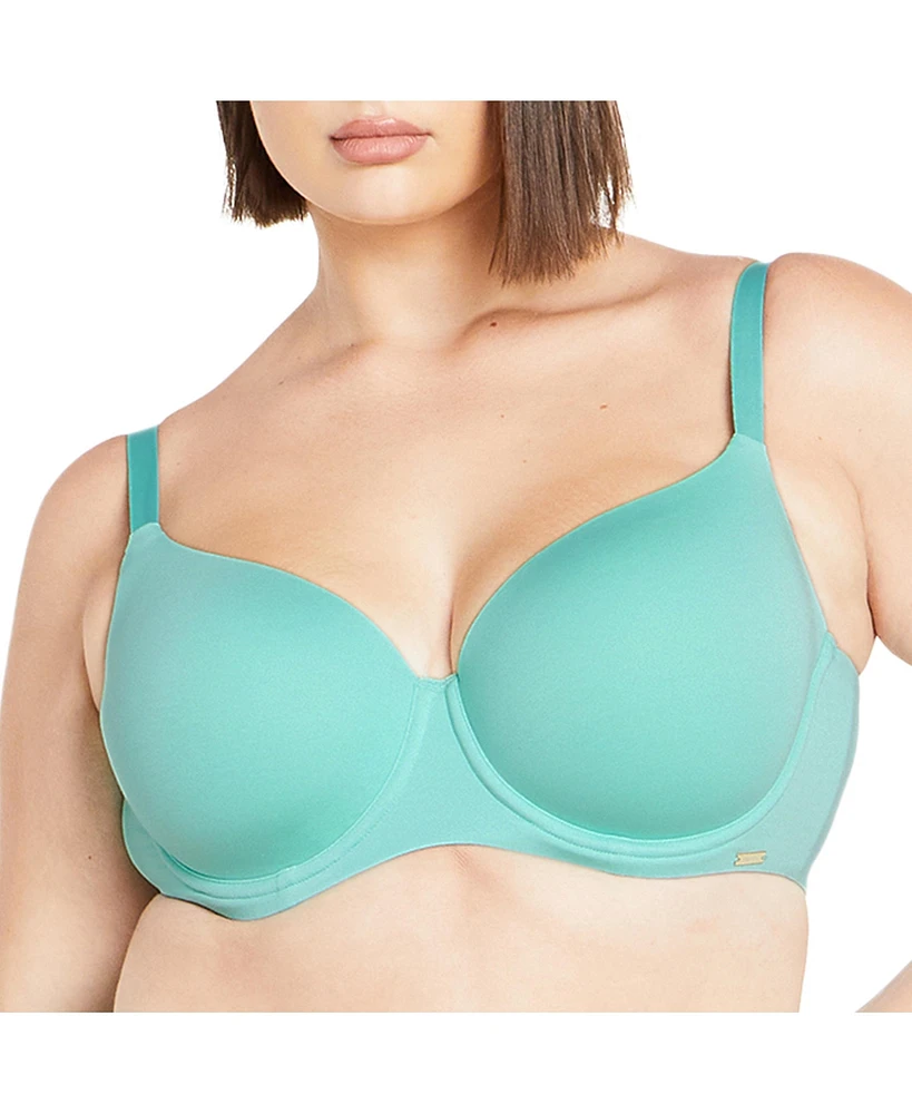 City Chic Women's Smooth & Cotton T-Shirt Bra