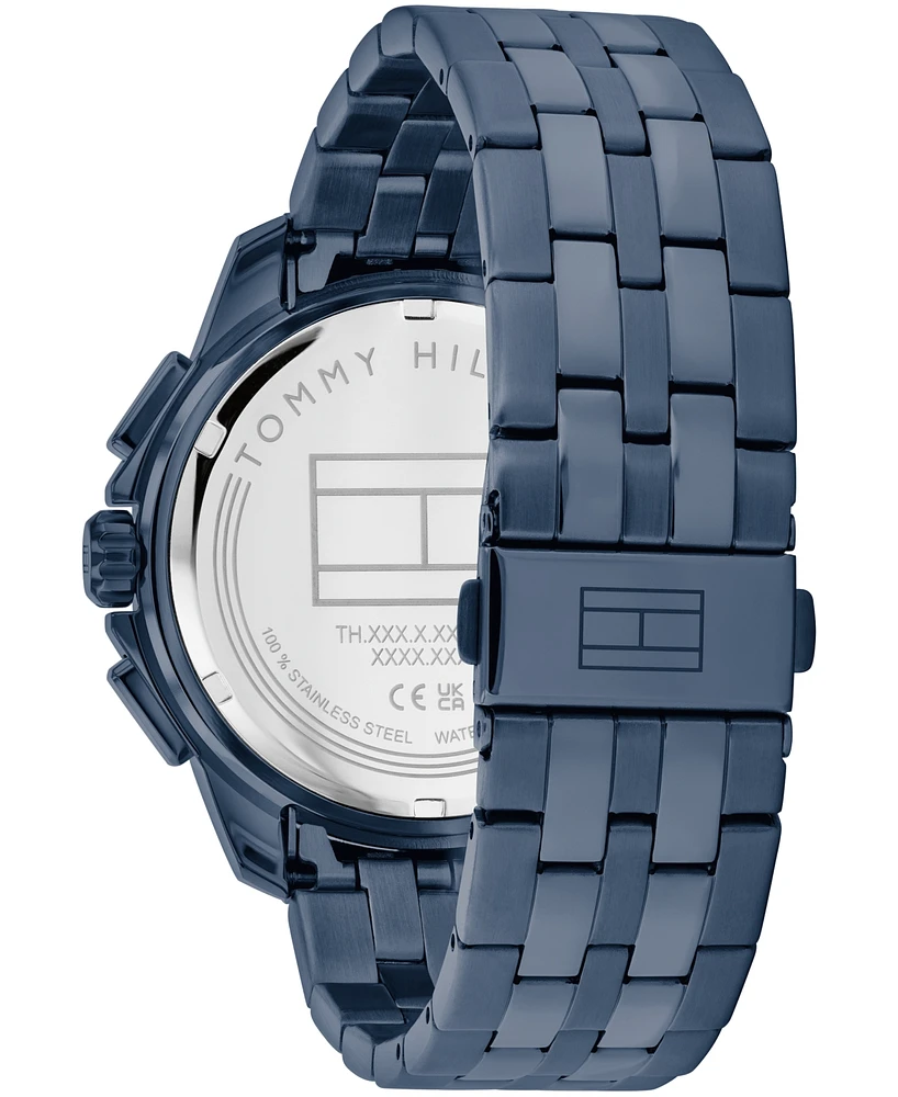 Tommy Hilfiger Men's Quartz Blue Stainless Steel Watch 44mm