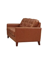 Aiden 80" Top Grain Leather Sofa