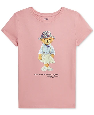 Polo Ralph Lauren Big Girls Bear Cotton Jersey Tee