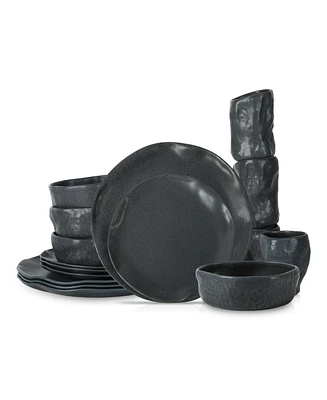 Stone by Mercer Project Atik 16 Pc. Dinnerware Set, Service for 4