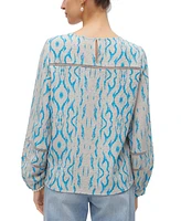 Vero Moda Women's Karin Jill Printed Blouson-Sleeve Top