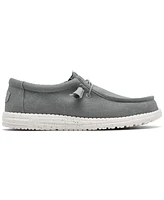 Hey Dude Men's Wally Canvas Casual Moccasin Sneakers from Finish Line