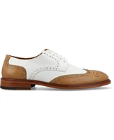 Taft Men's Spectator Handcrafted Leather Brogue Wingtip Oxford Lace-up Dress Shoe